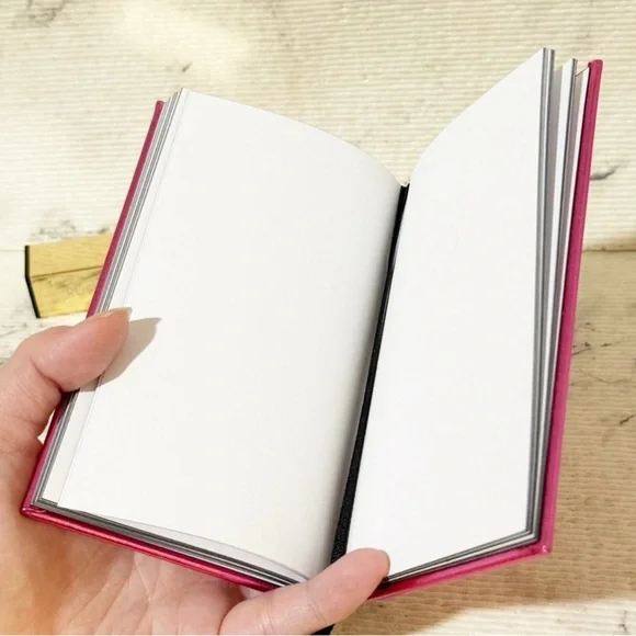 YSL Beauté Hot Pink Star-Embossed Notebook NIP - Picture 2 of 8